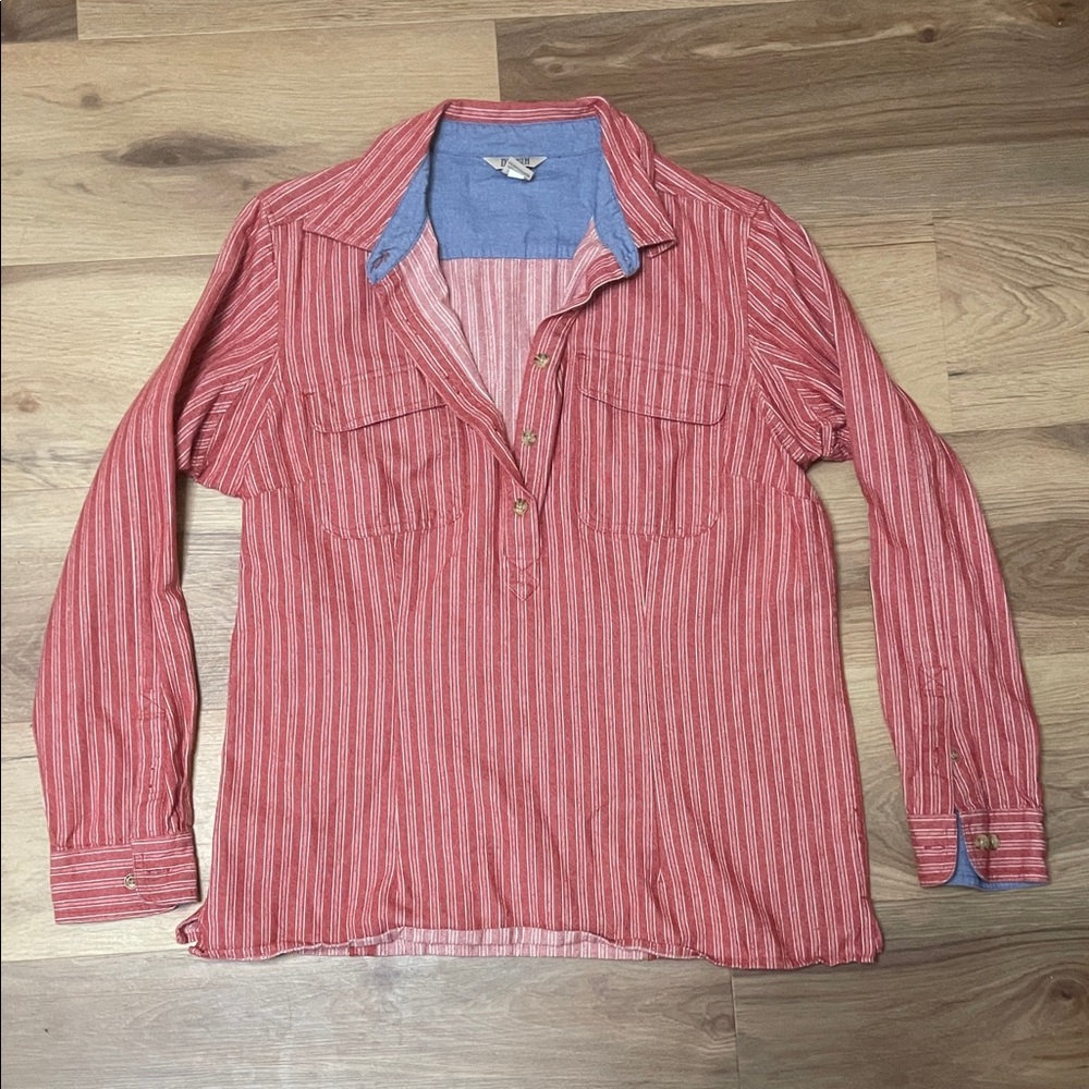 Duluth Striped Red Women's Top